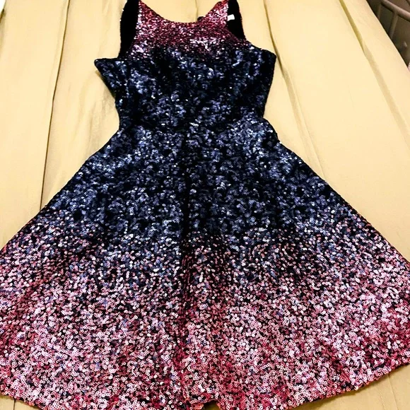 Dress the Population | Dresses | Dress The Population Ombr Sequin Cocktail  Dress | Poshmark
